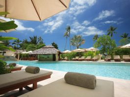 view of tourist resort